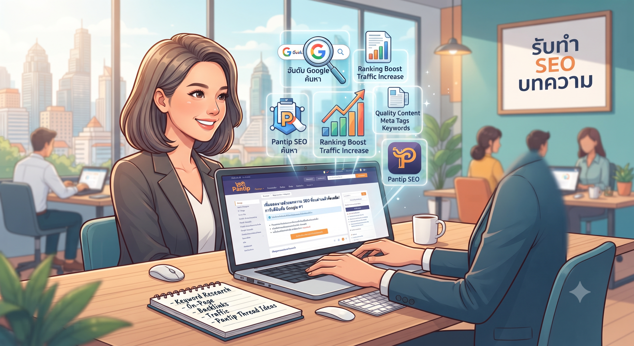 รับทำ seo pantip