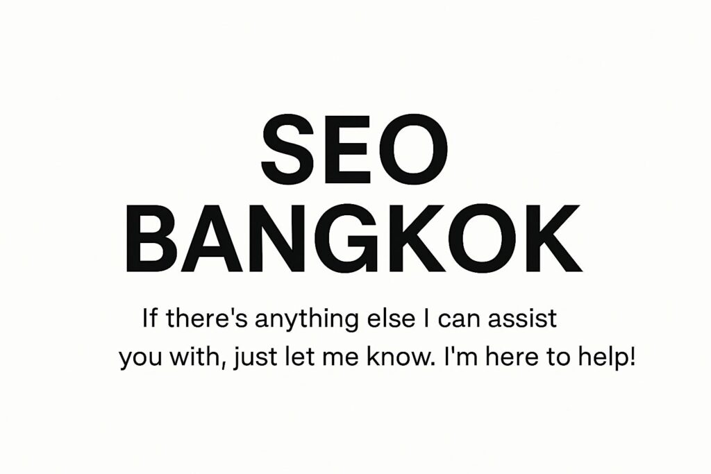 seo bangkok